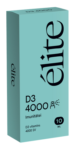 ELITE D3 Vitamīns 4000 SV — aerosola sprejs 10 ml