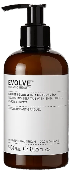 Sunless Glow 3-in-1 EVOLVE Gradual Tan losjons – 250 ml