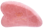 CRYSTALLOVE Gua Sha masāžas plāksne no rozā kvarča, 1 gab.