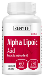 ZENYTH Alfa-liposkābe (tioktikskābe) 645 mg, 60 kapsulas