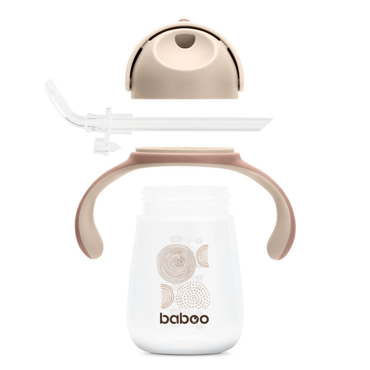 BABOO Au Naturale mācību krūzīte 9 mēnešiem (260 ml), 1 gab.