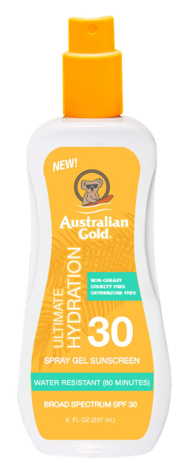 Australian Gold SPF 30 Sprejs-želeja, 237 ml