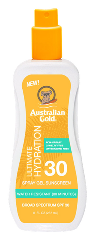 Australian Gold SPF 30 Sprejs-želeja, 237 ml