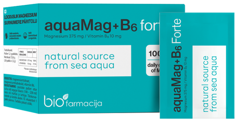 BIOFARMACIJA aquaMag+B6 Forte – 28 porciju pulveris