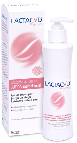 LACTACYD Pharma jutīgai intīmai zonai - mazgāšanas līdzeklis 250 ml