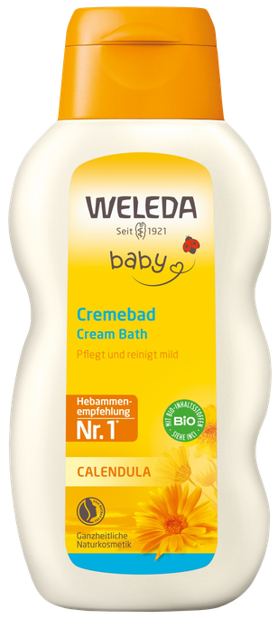 WELEDA 200 ml Maigs mazuļu vannas krēms ar kliņģerīšiem