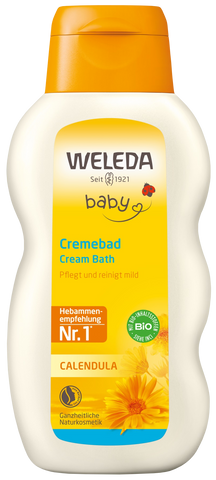 WELEDA 200 ml Maigs mazuļu vannas krēms ar kliņģerīšiem