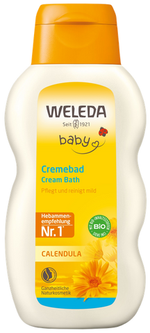WELEDA 200 ml Maigs mazuļu vannas krēms ar kliņģerīšiem