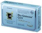 PHARMA NORD Bio-Quinone Active Gold 100 mg — 60 kapsulu iepakojums