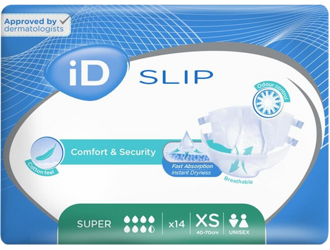 ID Expert Super XS Slip autiņbiksītes 14 gabalos