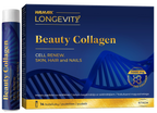 WALMARK Longevity Beauty Collagen Shots — 14 pudelītes šūnu atjaunošanai