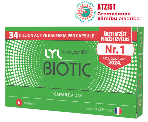 LYLBIOTIC kapsulas — 6 gab.