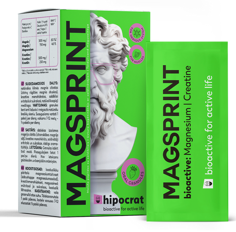 BIOFARMACIJA Magsprint Hipocrat paciņas, 14 gab.