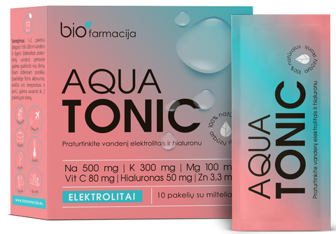 BIOFARMACIJA Aquatonic - elektrolītu komplekss pulveris paciņās (10 gab.)