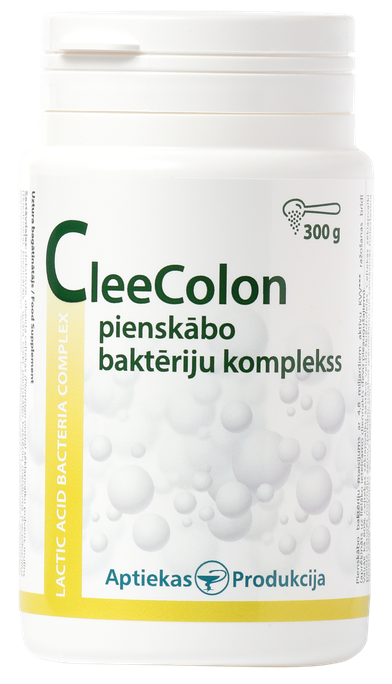 CleeColon APTIEKAS PRODUKCIJA Pienskābo Baktēriju Komplekss, pulveris 300 g