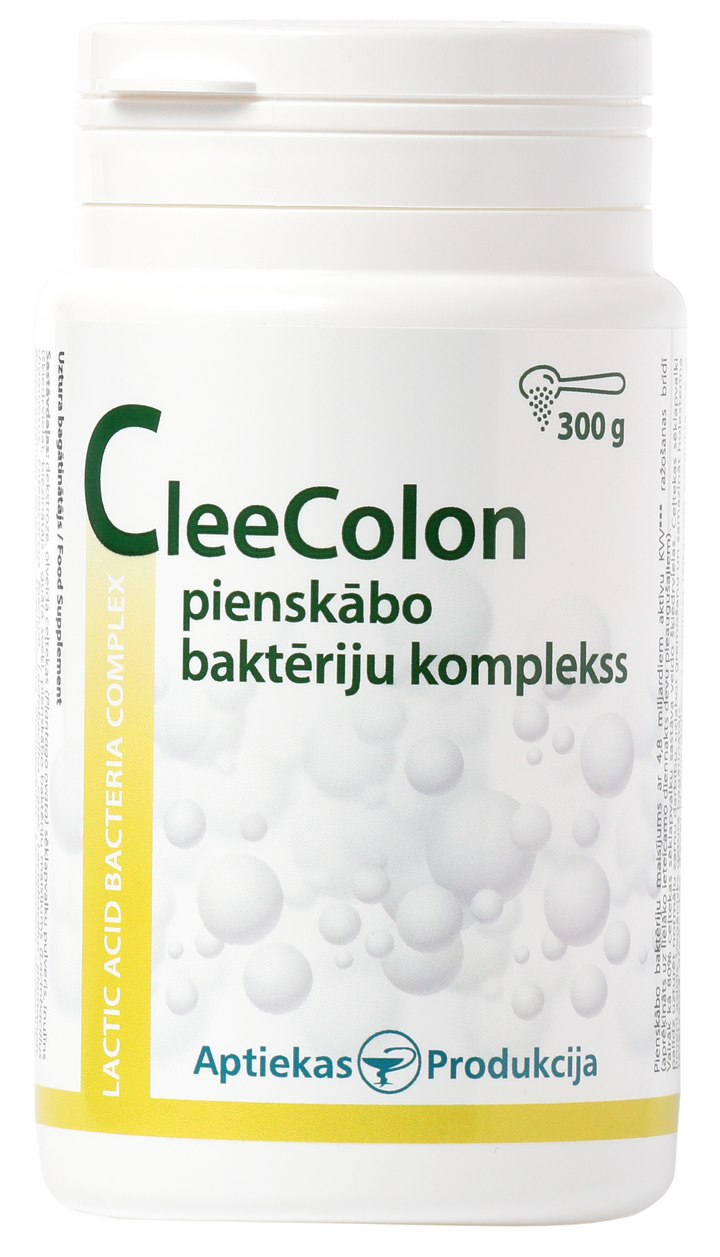 CleeColon APTIEKAS PRODUKCIJA Pienskābo Baktēriju Komplekss, pulveris 300 g