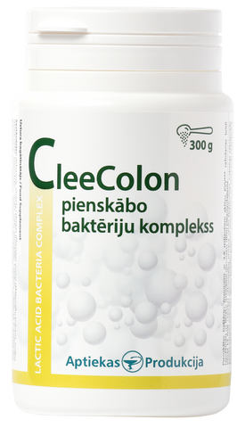 CleeColon APTIEKAS PRODUKCIJA Pienskābo Baktēriju Komplekss, pulveris 300 g