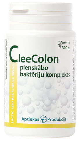 CleeColon APTIEKAS PRODUKCIJA Pienskābo Baktēriju Komplekss, pulveris 300 g