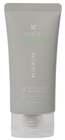 MIZON Inout Watery Sunscreen SPF 50 PA++++ — ūdensveida saules aizsargkrēms, 50 ml