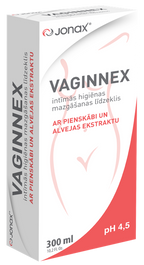 VAGINNEX intīmās zonas mazgāšanas līdzeklis JONAX, 300 ml