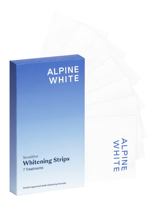 ALPINE WHITE Sensitīvo zobu balināšanas plāksnītes, 7 gab.