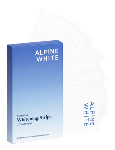 ALPINE WHITE Sensitīvo zobu balināšanas plāksnītes, 7 gab.