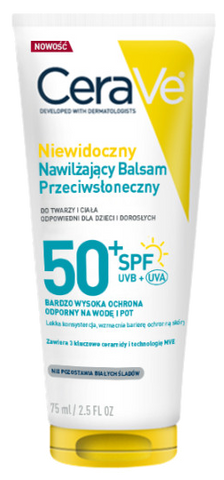 CERAVE SPF 50+ nepamanāms mitrinošs saules aizsargkrēms, 75 ml