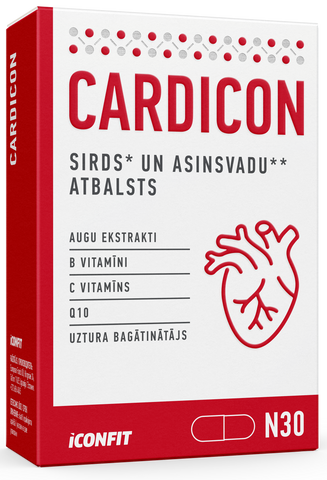 ICONFIT Cardicon — 30 kapsulas blisterī