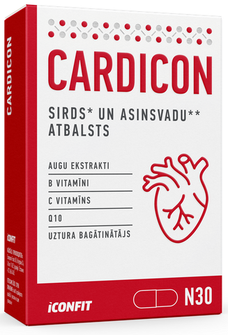 ICONFIT Cardicon — 30 kapsulas blisterī