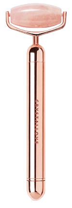Crystallove Vibrating Rose Quartz Roller - sejas masāžas rullītis (1 gab.)