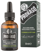 Bārdas eļļa PRORASO ar Cypress & Vetyver aromātu, 30 ml