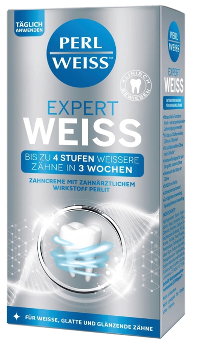 PERLWEISS Expert balināšanas zobu pasta, 50 ml