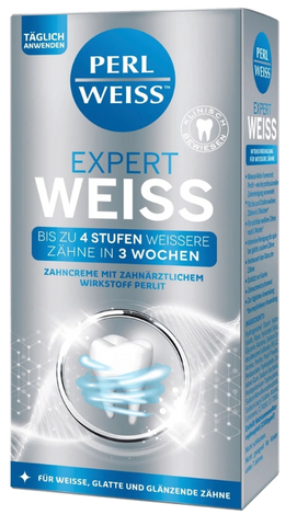 PERLWEISS Expert balināšanas zobu pasta, 50 ml