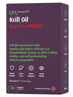 Superba BOOST™ krila eļļas kapsulas LYL, 30 gab.