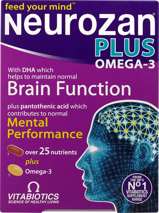 NEUROZAN Plus Omega-3 — 56 tabletes un kapsulas