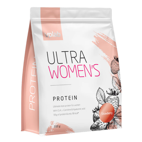 VPLAB Ultra Women's Protein Zemeņu aromāta pulveris, 500 g