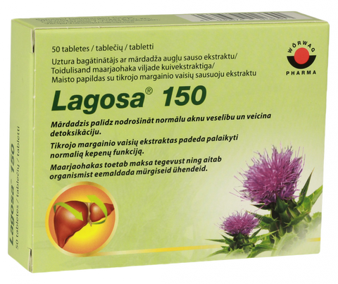 LAGOSA 150 tabletes, 50 gab.
