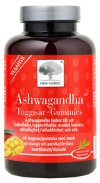 Ashwagandha Gummies pastilas NEW NORDIC, 60 gab.