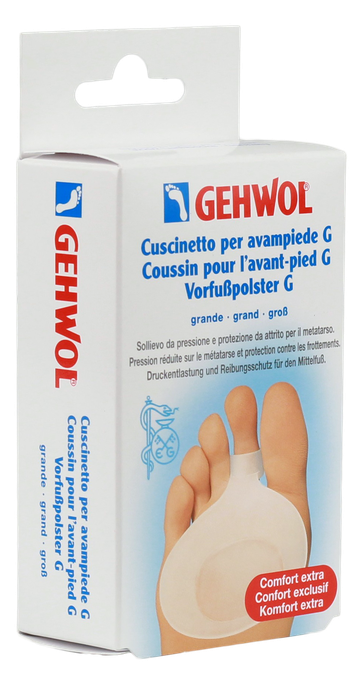 GEHWOL P-Gel polsteris G pēdai — 2 gab. vorfusspolster