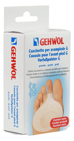 GEHWOL P-Gel polsteris G pēdai — 2 gab. vorfusspolster