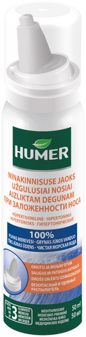 HUMER 50 ml hipertonisks deguna aerosols