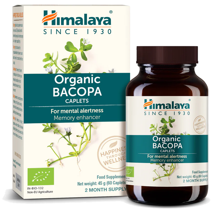 HIMALAYA Bacora bioloģiski tīras kapsulas, 60 gab.