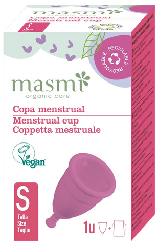 Atkārtojami izmantojama menstruālā piltuve MASMI S, 1 gab.