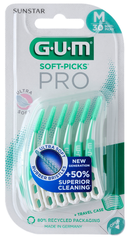 GUM Soft-Picks Pro vidēja izmēra starpzobu birstīte - 30 gab. paciņā