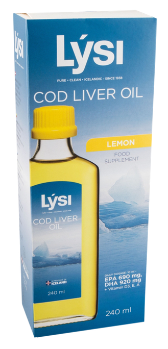 LYSI Mencu Aknu Eļļa ar Citronas Garšu — 240 ml Šķidrums