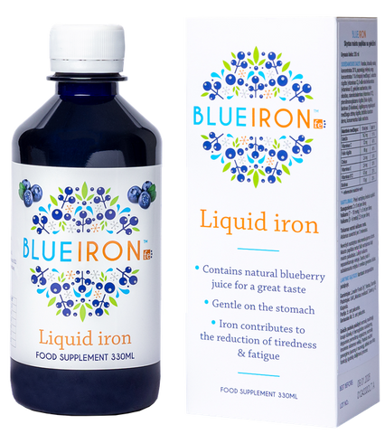 BLUEIRON FE šķidrums — 330 ml dzelzs bagātinātājs