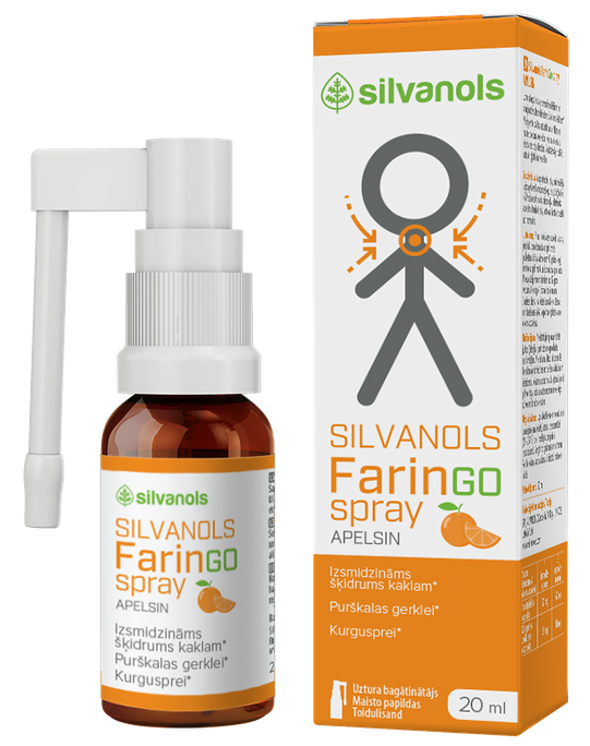Apelsīnu sprejs FARINGOSPRAY, 20 ml