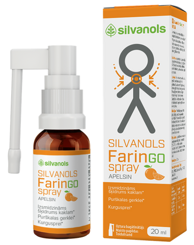 Apelsīnu sprejs FARINGOSPRAY, 20 ml