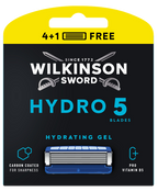 WILKINSON SWORD Hydro5 maiņas kasetnes vīriešiem (4+1) — 5 gab. kasetņu komplekts