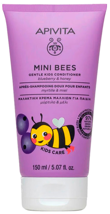 APIVITA Mini Bees matu kondicionieris Gentle Kids, 150 ml
